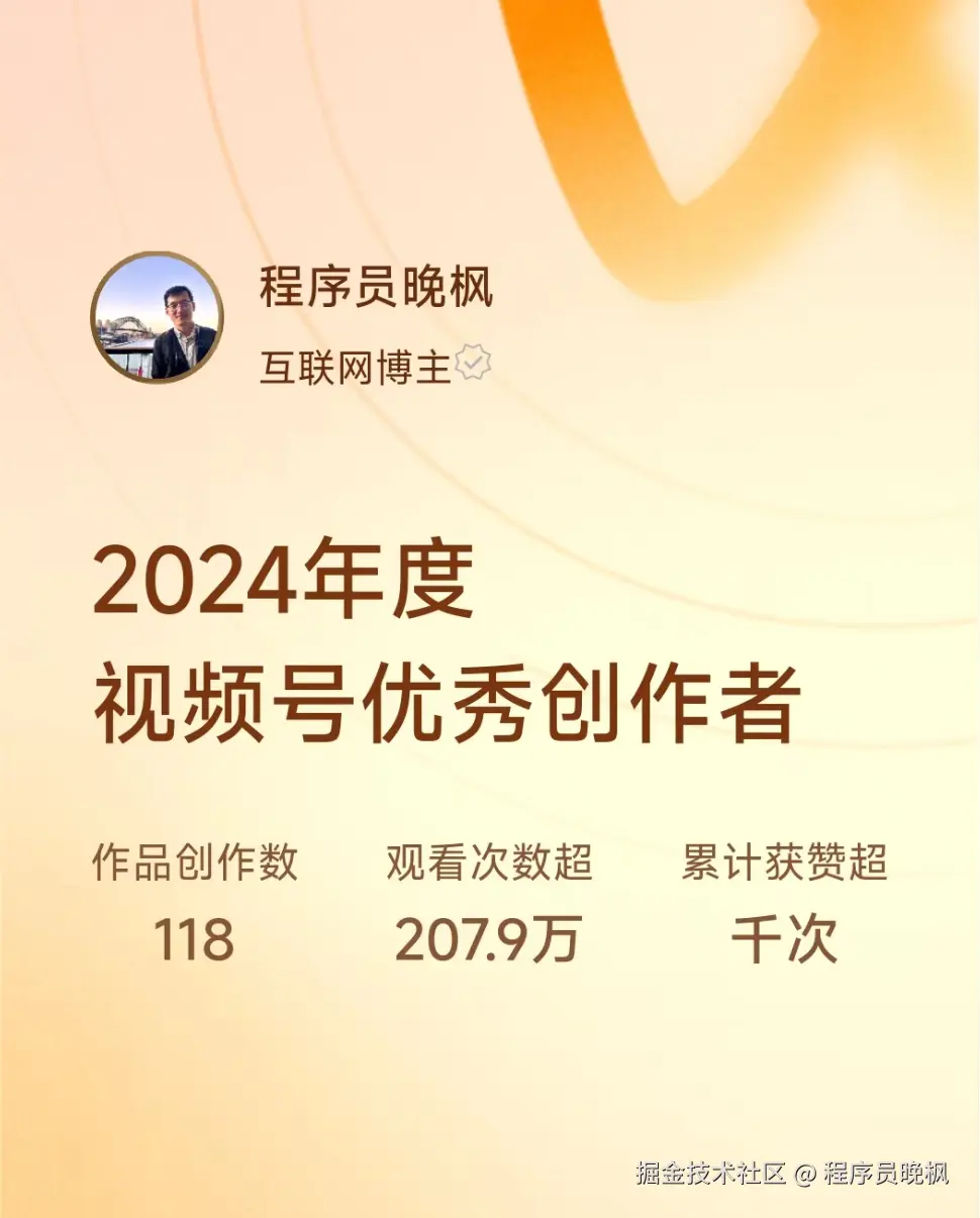 程序员晚枫于2025-01-21 08:21发布的图片