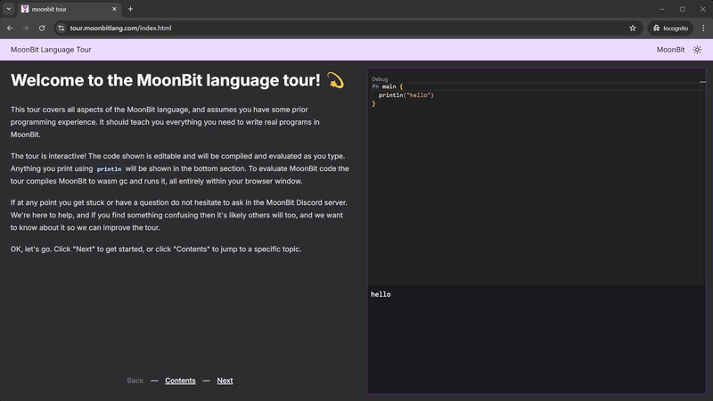 MoonBit于2025-01-07 14:14发布的图片