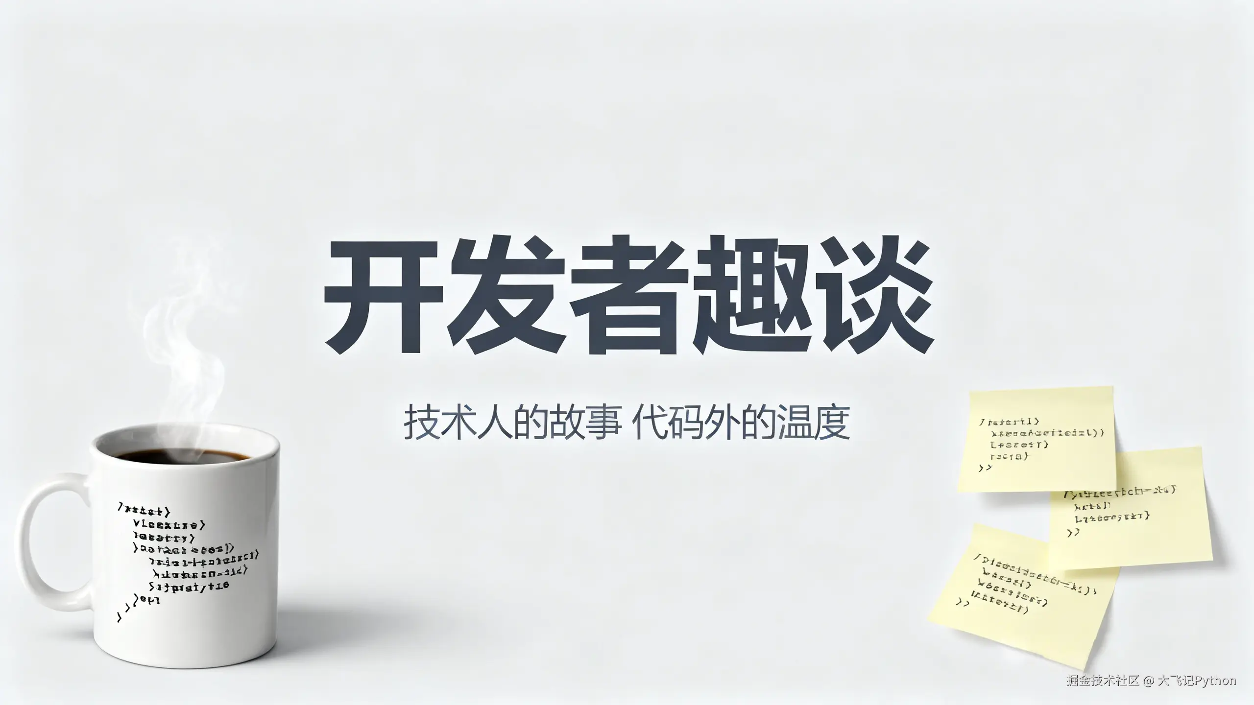 开发者趣谈