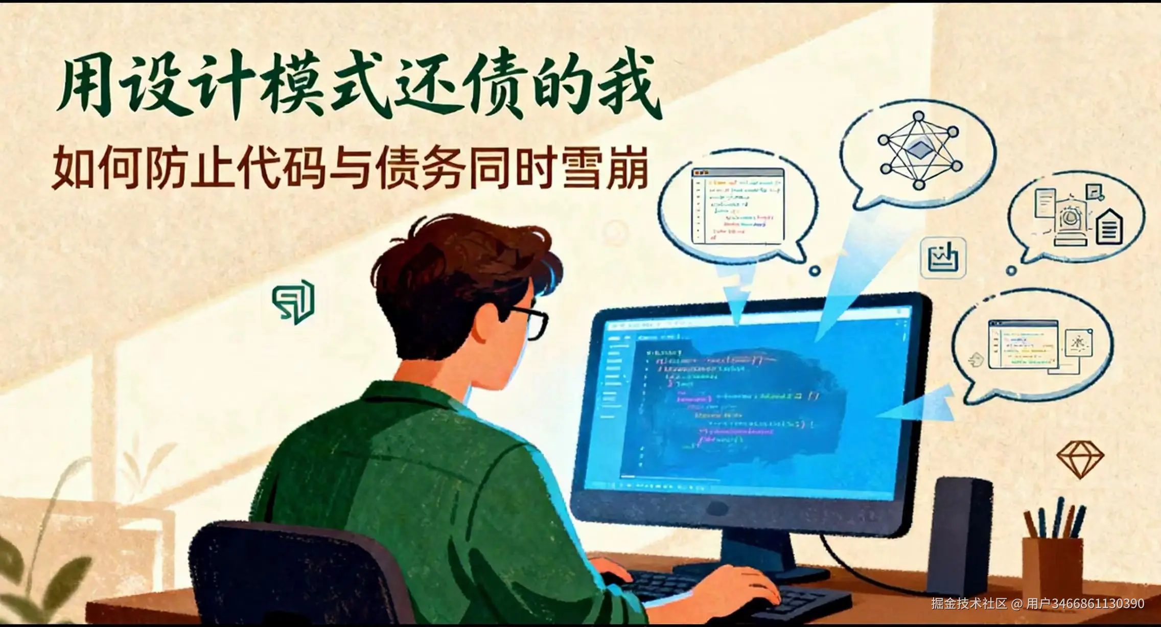 用设计模式还债的我，如何防止代码与债务同时雪崩