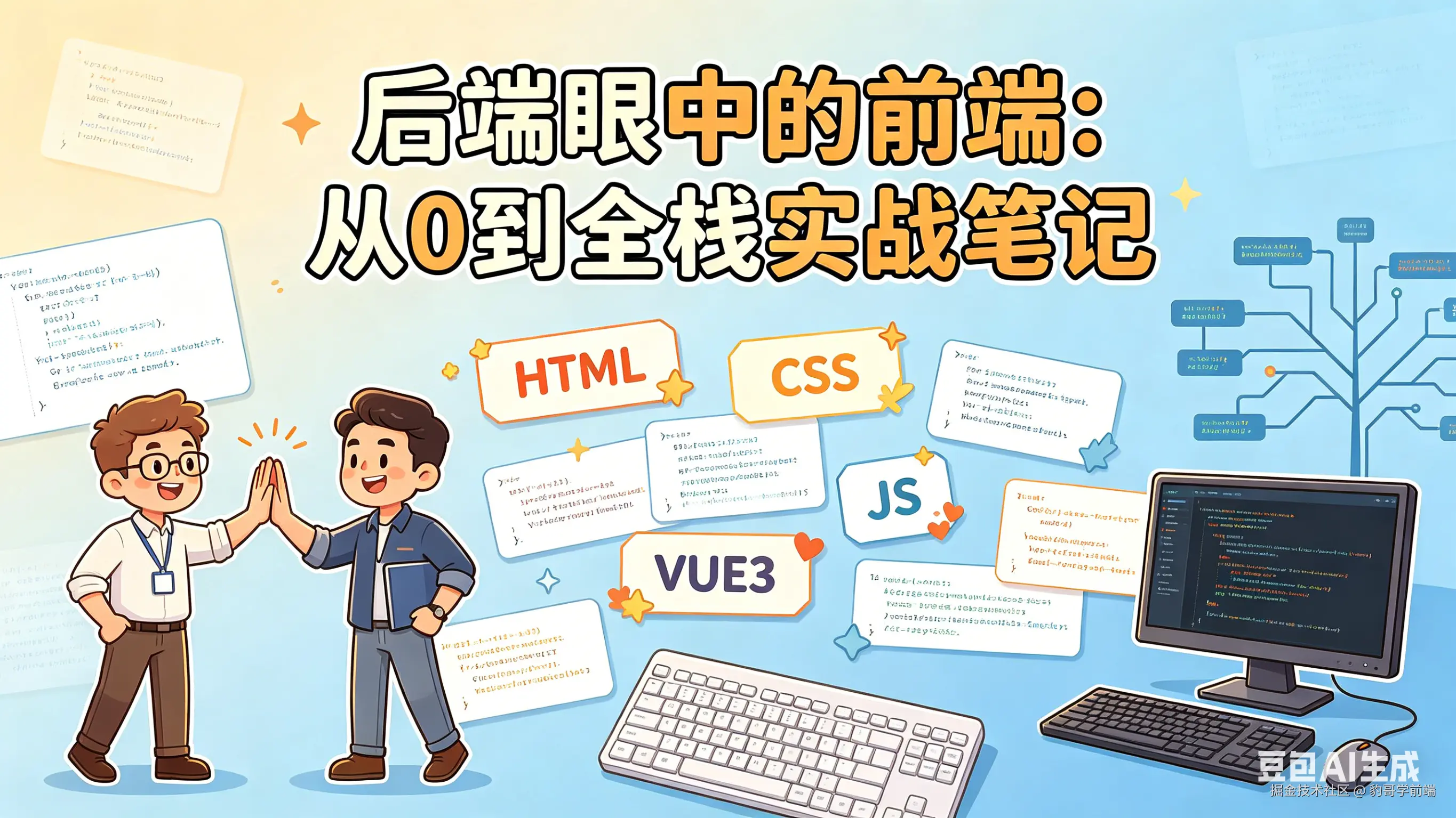 后端眼中的前端：从0到全栈实战笔记