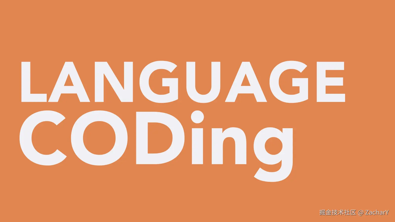 Coding Language
