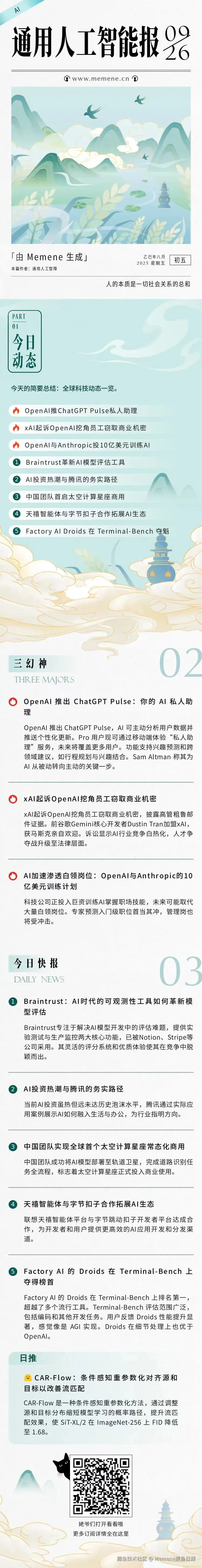 Memene摸鱼日报于2025-09-26 01:22发布的图片