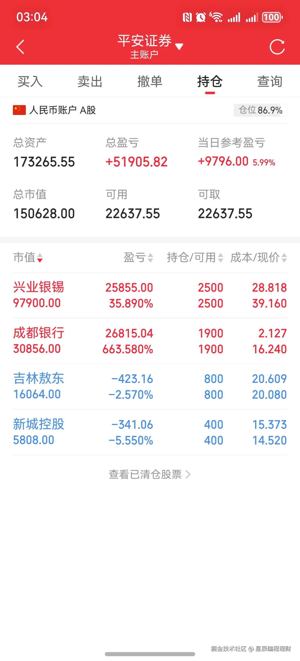 星辰编程理财于2026-01-05 15:10发布的图片