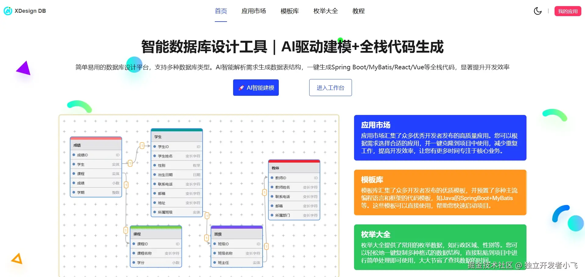 AI可视化数据库设计